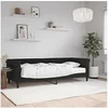 Image de Slaapbank met matras 80x200 cm fluweel zwart3197744