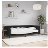 Image de Slaapbank met matras 100x200 cm fluweel zwart3197758