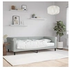 Image de Slaapbank met matras 90x190 cm fluweel lichtgrijs3197760