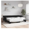 Image de Slaapbank met onderschuifbed 80x200 cm fluweel zwart3197768