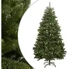 Image de Sapin de Noël artificiel à charnières avec support vert 210 cm 357780