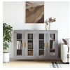 Image de Armoires murales 2 pcs sonoma gris bois d'ingénierie3197903