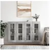 Image de Armoires murales 2 pcs gris béton bois d'ingénierie3197925