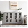 Image de Armoires murales 2 pcs sonoma gris bois d'ingénierie3197927