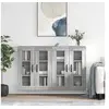 Image de Armoires murales 2 pcs sonoma gris bois d'ingénierie