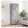 Image de Buffet haut Gris béton 69,5x34x180 cm Bois d'ingénierie 3198141