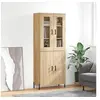 Image de Buffet haut Chêne sonoma 69,5x34x180 cm Bois d'ingénierie