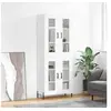 Image de Buffet haut Blanc 69,5x34x180 cm Bois d'ingénierie 3198281
