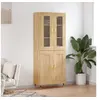 Image de Buffet haut Chêne sonoma 69,5x34x180 cm Bois d'ingénierie