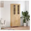 Image de Buffet haut Chêne sonoma 69,5x34x180 cm Bois d'ingénierie 3198332