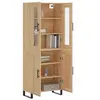 Image de Buffet haut Chêne sonoma 69,5x34x180 cm Bois d'ingénierie