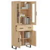Image de Buffet haut Chêne sonoma 69,5x34x180 cm Bois d'ingénierie