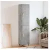 Image de Buffet haut Gris béton 34,5x34x180 cm Bois d'ingénierie3198773