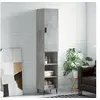 Image de Buffet haut Gris béton 34,5x34x180 cm Bois d'ingénierie 3198805