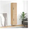 Image de Buffet haut Chêne sonoma 34,5x34x180 cm Bois d'ingénierie