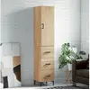 Image de Hoge kast 34,5x34x180 cm bewerkt hout sonoma eikenkleurig3198852