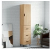 Image de Buffet Haut, Armoire de Rangement avec Pieds, Meuble de Rangement, Organisateur Salon Salle de Séjour, Moderne, Chêne Sonoma Bois d'Ingénierie