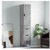 Image de Buffet haut Sonoma gris 34,5x34x180 cm Bois d'ingénierie3198871