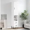 Image de Buffet haut Blanc 34,5x34x180 cm Bois d'ingénierie 3198921