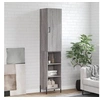 Image de Buffet haut Sonoma gris 34,5x34x180 cm Bois d'ingénierie 3198991