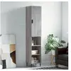 Image de Buffet haut Sonoma gris 34,5x34x180 cm Bois d ingénierie