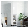 Image de Buffet haut Blanc 34,5x34x180 cm Bois d ingénierie