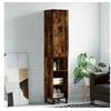 Image de Hoge kast 34,5x34x180 cm bewerkt hout gerookt eikenkleurig3199006