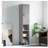Image de Buffet Haut, Armoire de Rangement avec Pieds, Meuble de Rangement, Organisateur Salon Salle de Séjour, Moderne, Sonoma Gris Bois d'Ingénierie