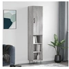 Image de Buffet haut Sonoma gris 34,5x34x180 cm Bois d'ingénierie 3199015