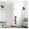 Image de Buffet haut Blanc brillant 34,5x34x180 cm Bois d'ingénierie 3199019