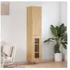 Image de Buffet haut Chêne sonoma 34,5x34x180 cm Bois d'ingénierie