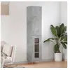 Image de Buffet haut Gris béton 34,5x34x180 cm Bois d'ingénierie 3199037