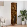 Image de Buffet Haut, Armoire de Rangement avec Pieds, Meuble de Rangement, Organisateur Salon Salle de Séjour, Moderne, Chêne Fumé Bois d'Ingénierie 3199038