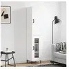 Image de Buffet haut Blanc 34,5x34x180 cm Bois d'ingénierie 3199041