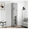 Image de Buffet haut Gris béton 34,5x34x180 cm Bois d'ingénierie3199045