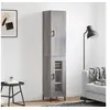 Image de Buffet haut Sonoma gris 34,5x34x180 cm Bois d ingénierie