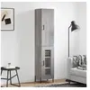 Image de Buffet haut Sonoma gris 34,5x34x180 cm Bois d'ingénierie 3199055