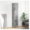 Image de Buffet haut Gris béton 34,5x34x180 cm Bois d'ingénierie3199061