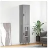 Image de Buffet haut Sonoma gris 34,5x34x180 cm Bois d ingénierie