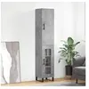 Image de Buffet haut Gris béton 34,5x34x180 cm Bois d ingénierie