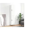 Image de Buffet haut Blanc brillant 34,5x34x180 cm Bois d'ingénierie 3199083