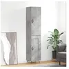 Image de Buffet haut Gris béton 34,5x34x180 cm Bois d'ingénierie3199085