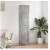 Image de Buffet haut Gris béton 34,5x34x180 cm Bois d'ingénierie3199093