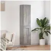 Image de Hoge kast 34,5x34x180 cm bewerkt hout grijs sonoma eikenkleurig3199103