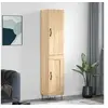 Image de Buffet haut Chêne sonoma 34,5x34x180 cm Bois d'ingénierie