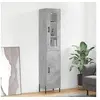 Image de Buffet haut Gris béton 34,5x34x180 cm Bois d'ingénierie3199181