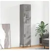 Image de Buffet haut Sonoma gris 34,5x34x180 cm Bois d ingénierie