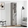 Image de Buffet Haut, Armoire de Rangement avec Pieds, Meuble de Rangement, Organisateur Salon Salle de Séjour, Moderne, Sonoma Gris Bois d'Ingénierie 3199191