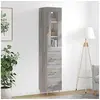 Image de Buffet haut Sonoma gris 34,5x34x180 cm Bois d'ingénierie3199231