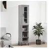 Image de Buffet haut Sonoma gris 34,5x34x180 cm Bois d ingénierie